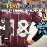 Never Play Alone – St. Pauli e.V. – Fernreisehelden Partner